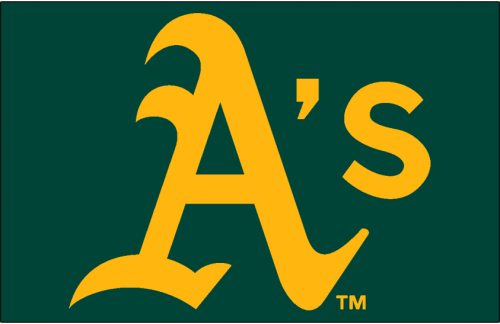 Oakland Athletics 1994-2013 Cap Logo heat sticker