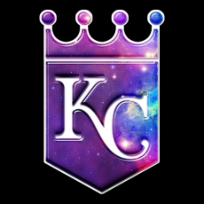 Galaxy Kansas City Royals Logo heat sticker