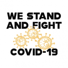 Covid19-04 Logo heat sticker