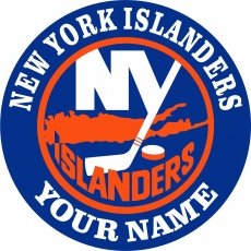 New York Islanders Customized Logo heat sticker