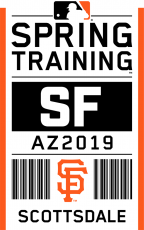 San Francisco Giants 2019 Event Logo 01 custom vinyl decal