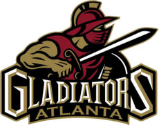 Atlanta Gladiators 2015 16-2018 19 Primary Logo custom vinyl decal