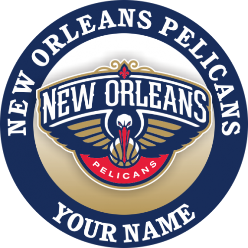 New Orleans Pelicans Customized Logo custom vinyl decal