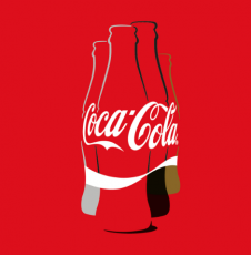 coca-cola brand logo 05 heat sticker