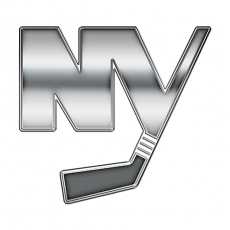 New York Islanders Silver Logo heat sticker