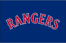 Texas Rangers 1994-2000 Batting Practice Logo heat sticker