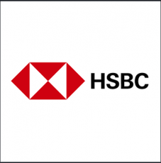 HSBC brand logo custom vinyl decal