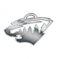 Minnesota Wild Silver Logo heat sticker