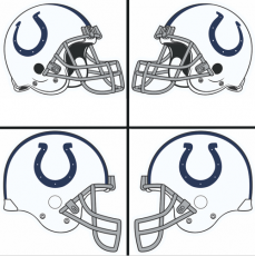 Indianapolis Colts Helmet Logo heat sticker
