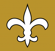 New Orleans Saints 1976-1999 Alt on Dark Logo heat sticker