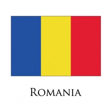 Romania flag logo custom vinyl decal