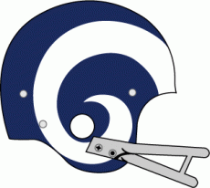 Los Angeles Rams 1965-1972 Helmet Logo custom vinyl decal