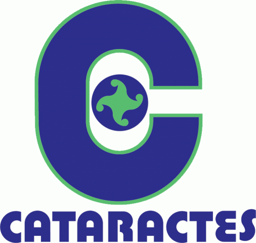 Shawinigan Cataractes 1978 79-1989 90 Primary Logo heat sticker