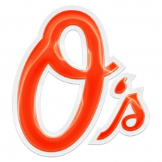 Baltimore Orioles Crystal Logo custom vinyl decal