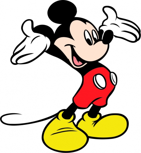 Mickey Mouse Logo 26 heat sticker