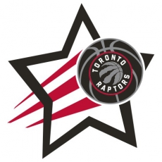 Toronto Raptors Basketball Goal Star logo custom vinyl decal