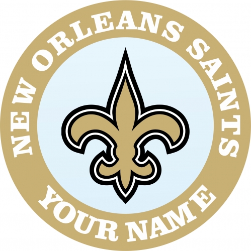 New Orleans Saints Customized Logo heat sticker