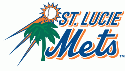 St. Lucie Mets 2005-2012 Primary Logo heat sticker