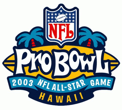 Pro Bowl 2003 Logo custom vinyl decal