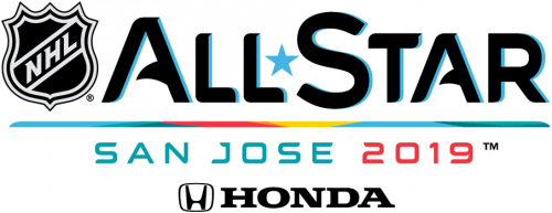 NHL All-Star Game 2018-2019 Wordmark Logo heat sticker