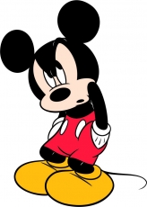 Mickey Mouse Logo 25 heat sticker