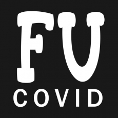 Covid19-19 Logo heat sticker