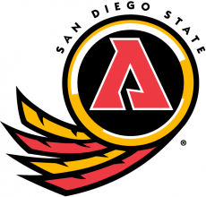 San Diego State Aztecs 1997-2001 Alternate Logo 02 heat sticker