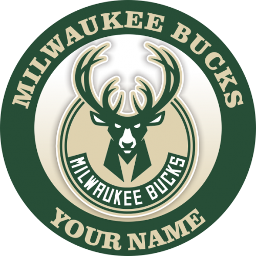 Milwaukee Bucks Customized Logo heat sticker