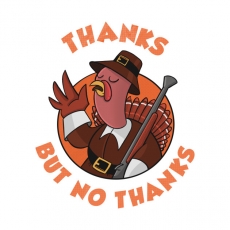 Thanksgiving Day Logo 08 heat sticker