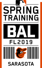 Baltimore Orioles 2019 Event Logo heat sticker