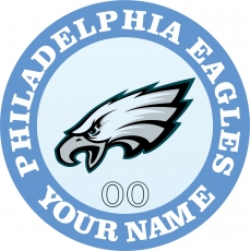 Philadelphia Eagles Customized Logo heat sticker