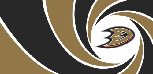 007 Anaheim Ducks logo heat sticker