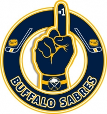 Number One Hand Buffalo Sabres logo custom vinyl decal