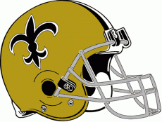 New Orleans Saints 1967-1975 Helmet Logo heat sticker