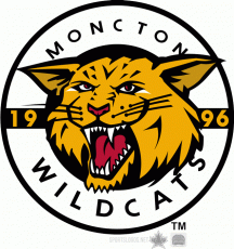 Moncton Wildcats 2010 11-Pres Alternate Logo heat sticker