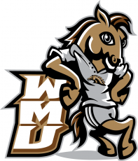 Western Michigan Broncos 2002-2015 Mascot Logo heat sticker