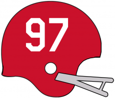 Calgary Stampeders 1962-1967 Helmet Logo heat sticker