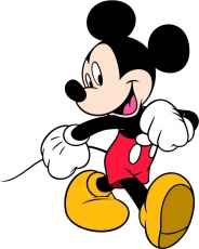 Mickey Mouse Logo 05 heat sticker
