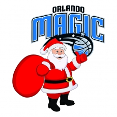 Orlando Magic Santa Claus Logo heat sticker