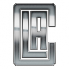 Los Angeles Clippers Silver Logo heat sticker
