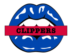 Los Angeles Clippers Lips Logo heat sticker