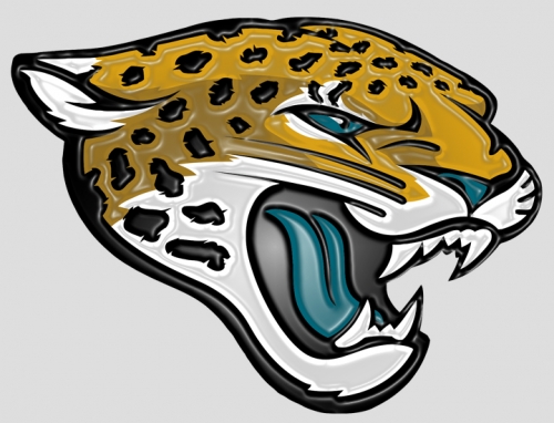Jacksonville Jaguars Plastic Effect Logo heat sticker