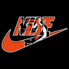 Cincinnati Bengals Nike logo heat sticker