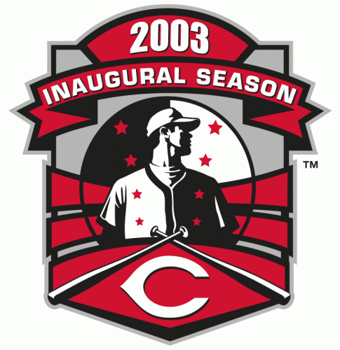 Cincinnati Reds 2003 Stadium Logo custom vinyl decal