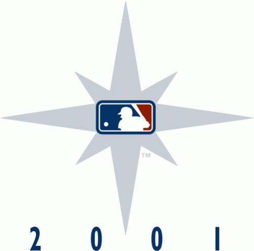 MLB All-Star Game 2001 Alternate Logo custom vinyl decal