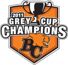 BC Lions 2011 Champion Logo custom vinyl decal