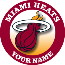 Miami Heats Customized Logo heat sticker