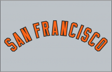 San Francisco Giants 1973-1976 Jersey Logo 01 custom vinyl decal