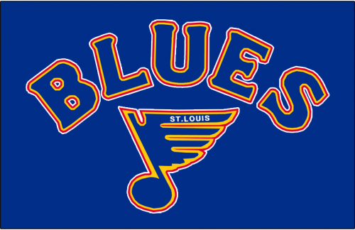 St. Louis Blues 1985 86-1986 87 Jersey Logo heat sticker