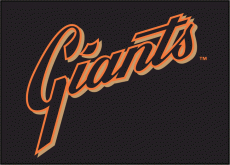 San Francisco Giants 2001-2006 Batting Practice Logo heat sticker
